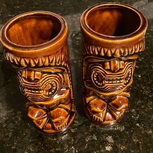 Vintage tiki mugs